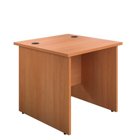 Panel Rectangular Desk Elm Workspace