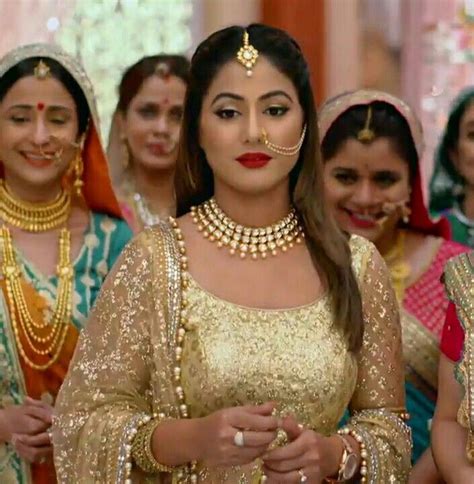 Hina Khan Yeh Rishta Kya Kehlata Hai Indian Bridal Indian Bridal