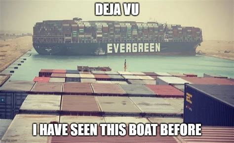 Evergreen boat in Suez Canal Memes - Imgflip