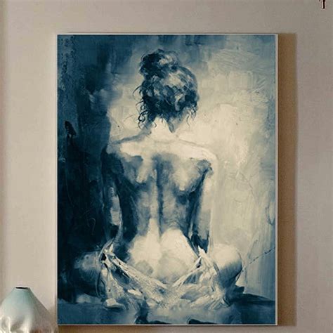 Naked Woman Painting Etsy