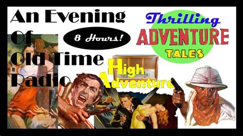 All Night Old Time Radio Shows Thrilling Adventure Tales Classic