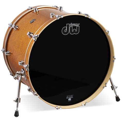 Dw Performance Series Bass Drum 18x24 Finish Ply Gold Sparkle Music