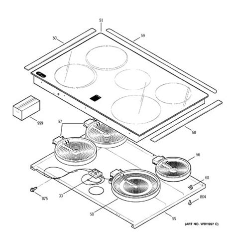 Ge Profile Electric Cooktop Parts Diagram | Webmotor.org