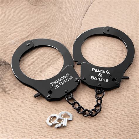 Personalized Photo Handcuffs Double Lock Handcuffs Alloy Handcuffs Sex Handcuffs Erotic