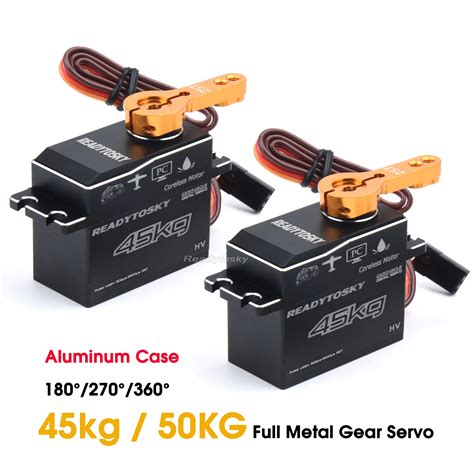 Waterproof Servos 45kg 50KG Full Metal Gear HV Large Torque Servo For