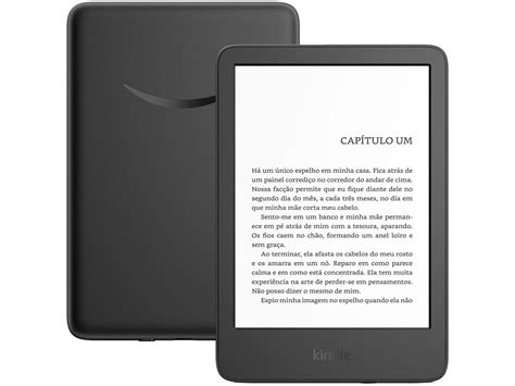Quanto Custa Um Kindle - Kindle 11ª Geração Amazon 6” 16GB 300 ppi Wi-Fi Luz Embutida Preto