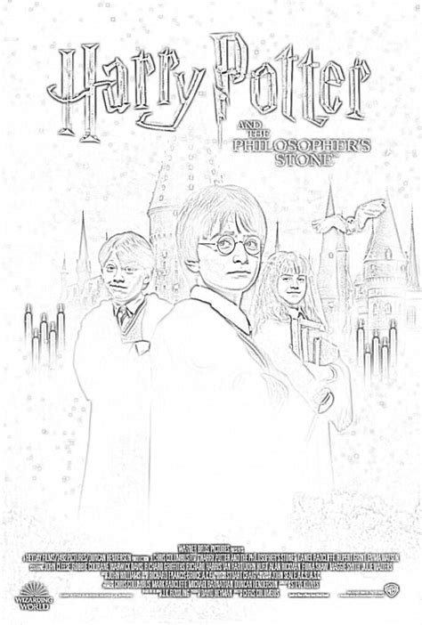 Harry Potter omalovánky 🪄 – PEPE.LT