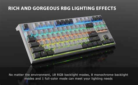 Amazon ILovBee Mechanical Gaming Keyboard With RGB Backlit Compact TKL Hot Swappable