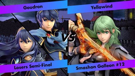 Smashon Galleon Losers Semi Final Goudron Lucina Marth Vs