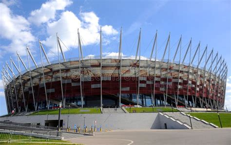 National Stadium In Warsaw Editorial Stock Image Image Of City