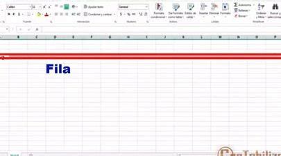 Qué Es Una Fila En Excel