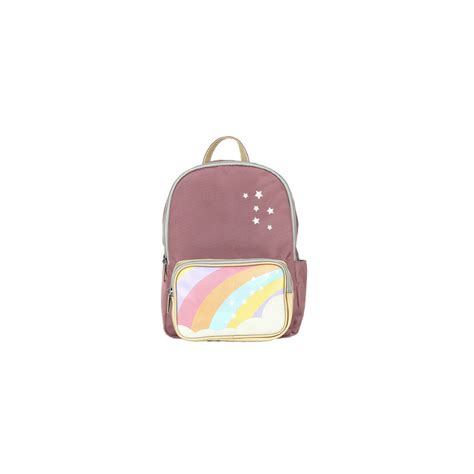 Petit Sac Dos Arc En Ciel Toil L Ourson Rouge