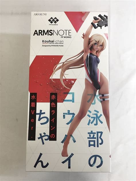 未使用1円未開封 水泳部のコウハイちゃん 赤色ラインの水着Ver ARMS NOTE 1 7 ホビージャパンオンライン