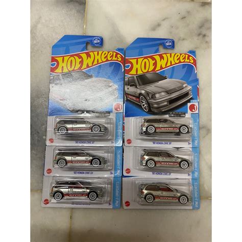 Hot Wheels Honda Ef Zamac Ready Stock Shopee Malaysia