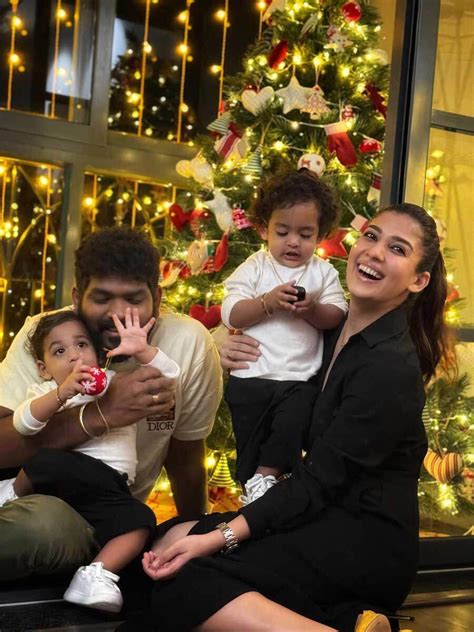 nayanthara  vignesh shivan share happy christmas pictures