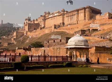 Amer Palace Or Amber Fort Jaipur Rajasthan India Asia Stock Photo