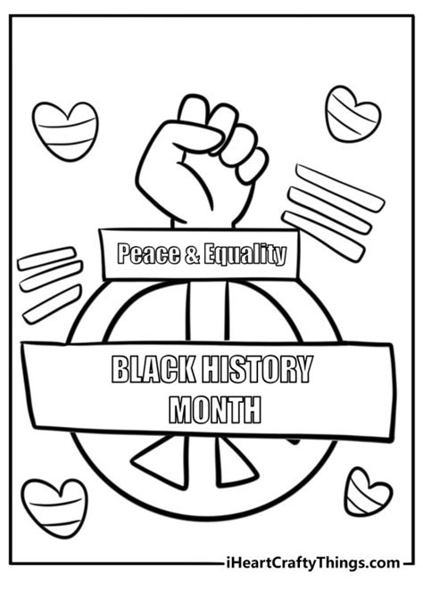 black history month coloring pages    print