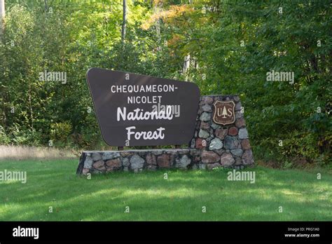 Chequamegon Nicolet National Forest Wisconsin Fotografía De Stock Alamy