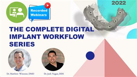 The Complete Digital Implant Workflow Series Dental Videos