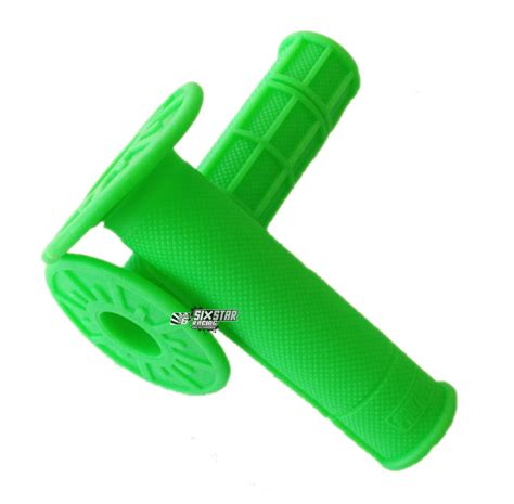 Pro Taper Half Waffle Neon Grips Green - Sixstar Racing