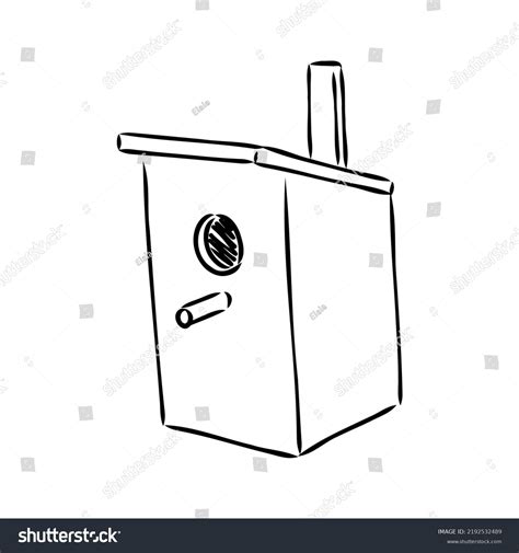 Hand Drawn Nesting Boxes Doodle Birdhouse Stock Vector Royalty Free