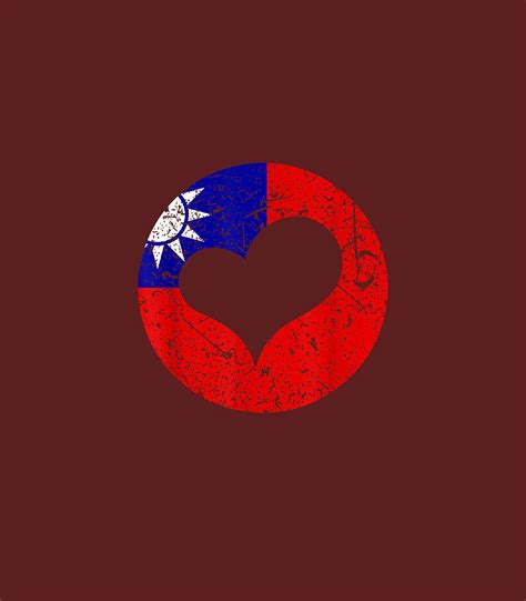 Loving The Taiwan Home Country Flag Taiwanese Pride Digital Art By Vharim Jayco Fine Art America