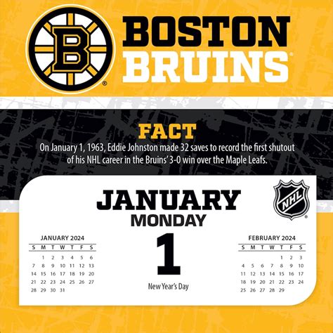 Boston Bruins Printable Home Schedule 2024 25 - Tana Zorine