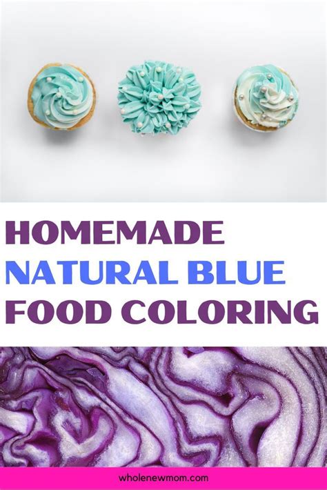 Homemade Natural Blue Food Coloring from an Unusual Source | Blue food ...