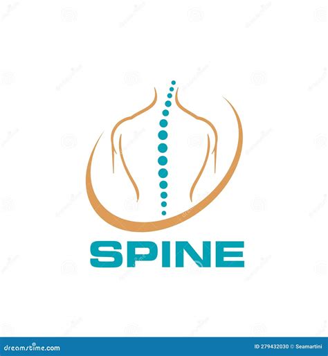 Spine Chiropractic, Physiotherapy Icon, Back Pain Stock Vector
