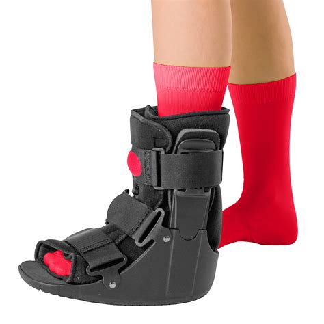 BraceAbility Short Air Ankle Walker Boot - Small | Medical-Grade
