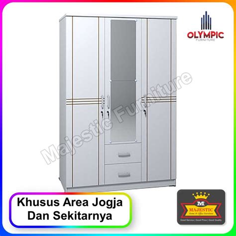 Jual Lemari Pakaian 3 Pintu Cermin Olympic Llbp Karin Lily Jogja