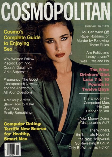 Cosmopolitan Cover September 1982 Francesco Scavullo Cosmopolitan Cosmopolitan Magazine