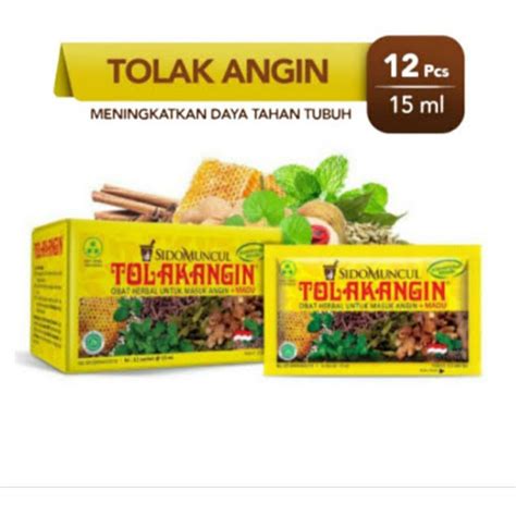 Jual Tolak Angin Cair Sido Muncul Ml Isi Sachet Shopee Indonesia