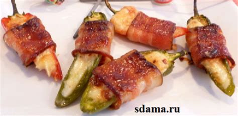 Фаршированный перец сыром. Оригинальный рецепт.