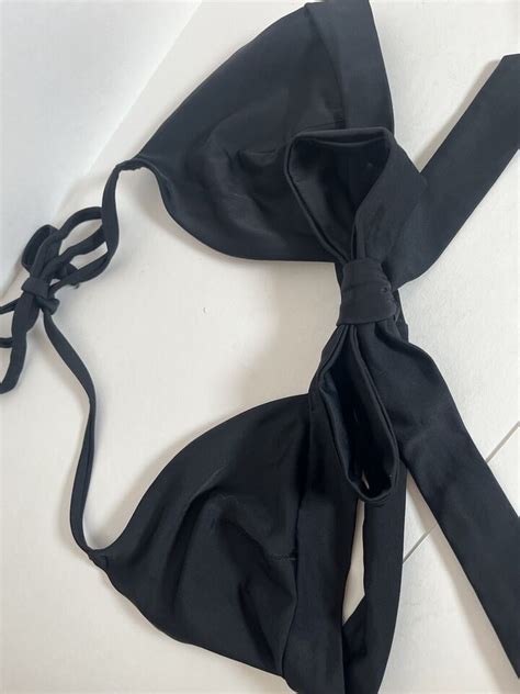 Adore Me Swimsuit Bikini Top Bottom Set Black Size Medium NWT EBay