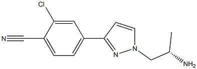 S Aminopropyl H Pyrazol Yl Chlorobenzonitrile