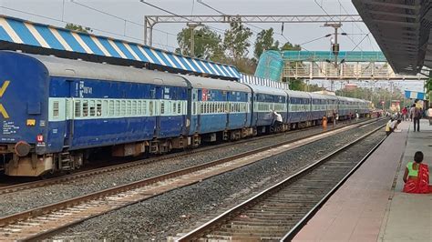 BINA DAMOH PASSENGER Train Arriving Khurai Railway Station YouTube