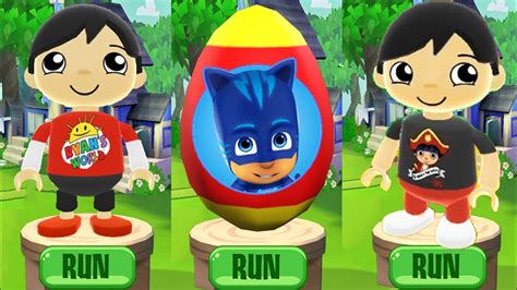 Tag With Red T Shirt Ryan Vs Tag With PJ Masks Catboy Vs PirateT Shirt