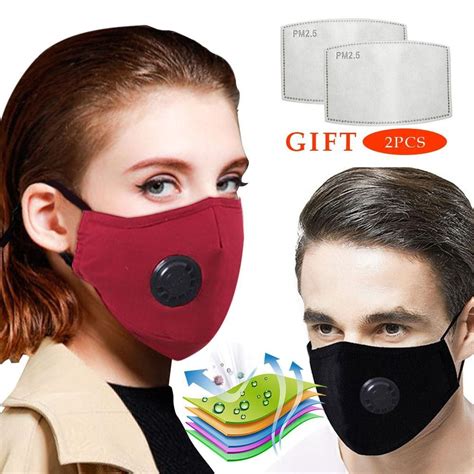 Lot Of Pcs Bacteria Proof Pm Mouth Nose Mask Dust Proof Washable