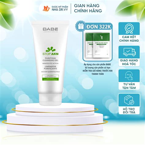 S A R A M T Babe Stop Akn Purifying Cleansing Gel Ml L M S Ch Da Lo I B D U Nh N Shopee