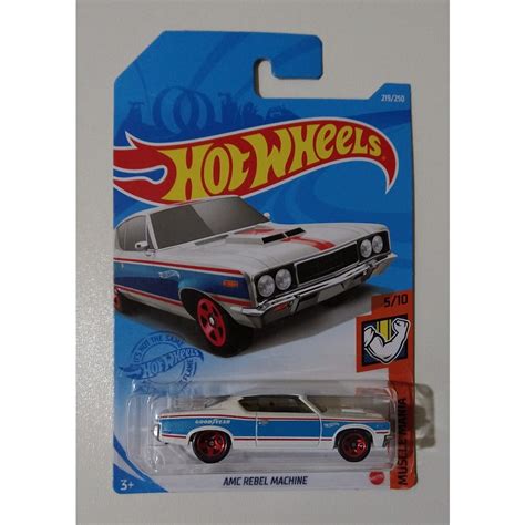 Hot Wheels Amc Rebel Machine Goodyear Gtb Shopee Brasil