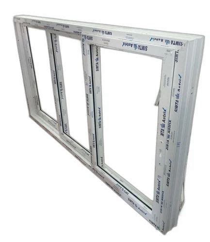 Simta Astrix Three Track Upvc Sliding Window At Square Feet In