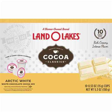 Land O Lakes Arctic White Chocolate Hot Cocoa Mix K Cups Soups Online