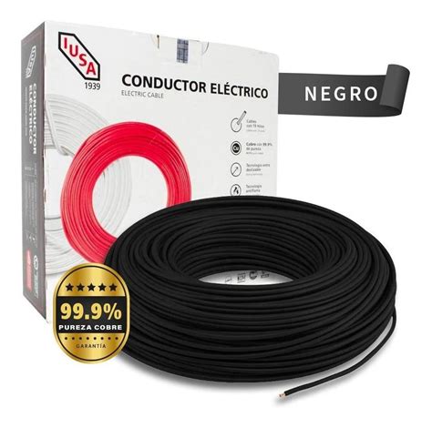 Cable Thw Ls Thhw Ls Ce Rohs 10 Awg En Caja Color Negro Meses Sin