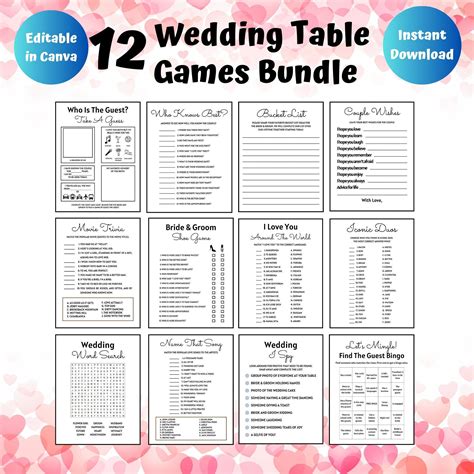 reception games for wedding 7