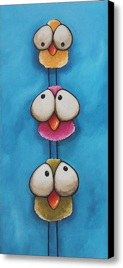 The Bird Tower Canvas Print Canvas Art By Lucia Stewart Whimsical Art Fine Art Painting