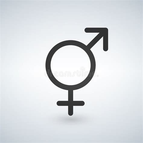 Male And Female Sex Symbol Black Illustration Stock Illustration Illustration Of Girl