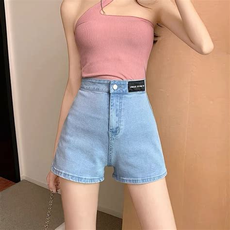 Plus Size Sexy High Waisted Denim Shorts Maong Jeans Loose Korean Style Hot Summer Shopee