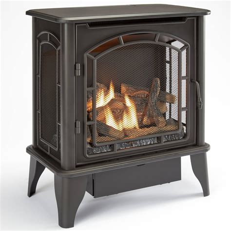 Amazon.com: Bluegrass Living Panorama Vent Free Dual Fuel 3-Sided Gas