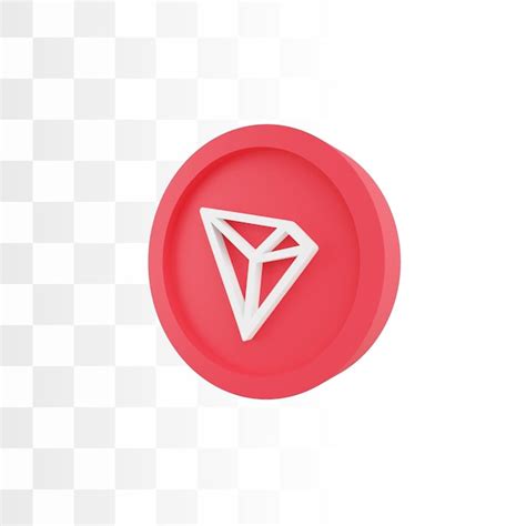 Premium Psd Tron Trx Cryptocurrency D Icon